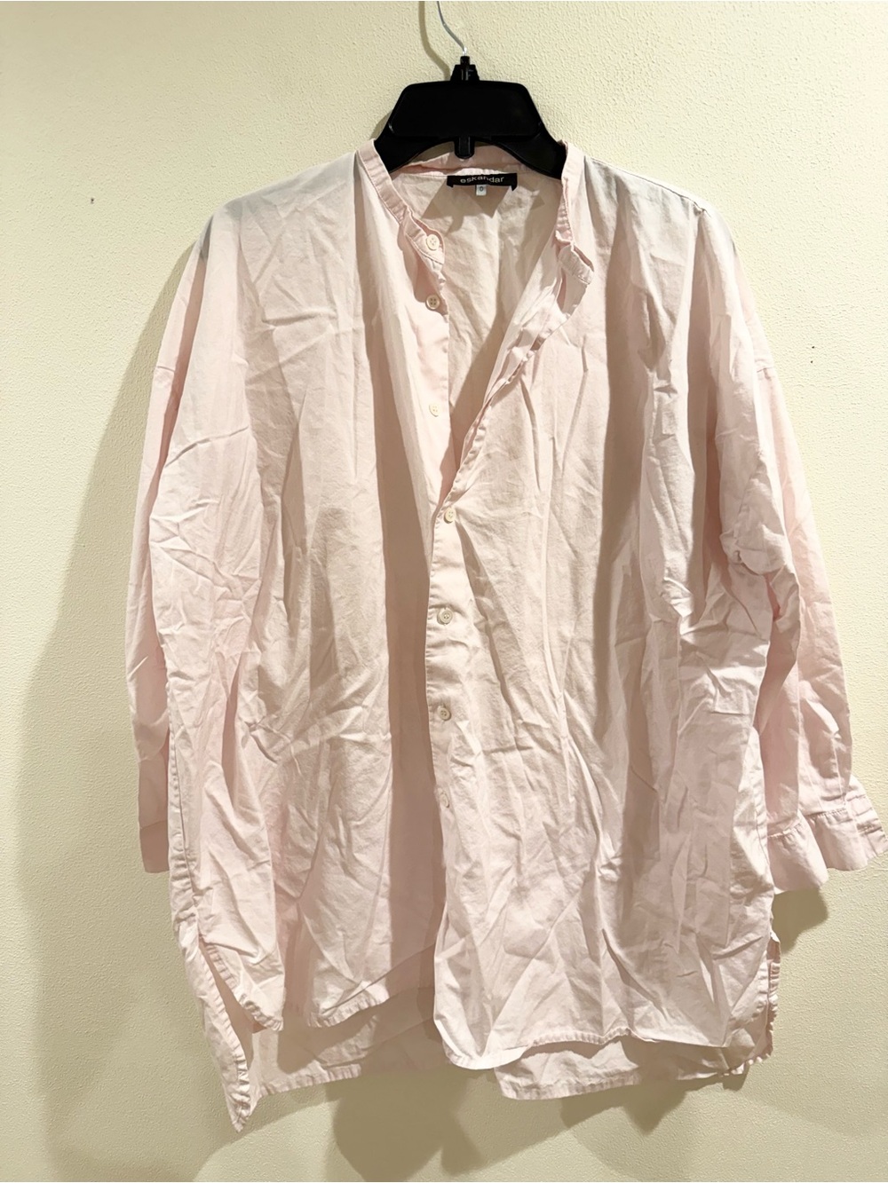 eskandar cotton shirt Pink Size 0